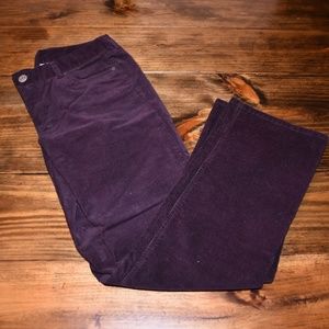 J Crew Favorite Fit Plum Cords